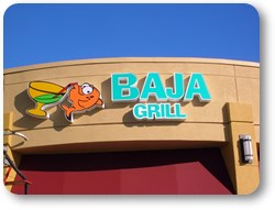 Cloud Signage Baja Grill