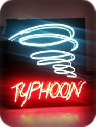 Typhoon Neon Interior Sign