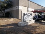 Unlighted Monument Sign by Signs Manufacturing, Texas