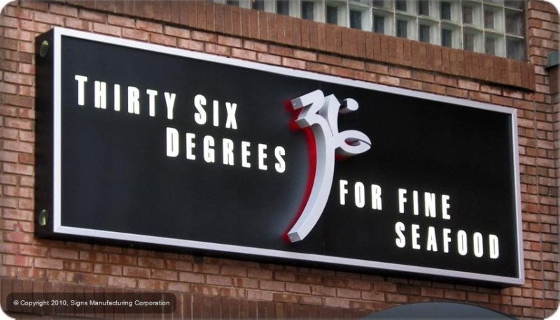 Cabinet Sign