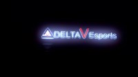 Delta E-Sports Signs at Night