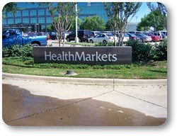 Monument Sign Metal Letters HealthMarkets