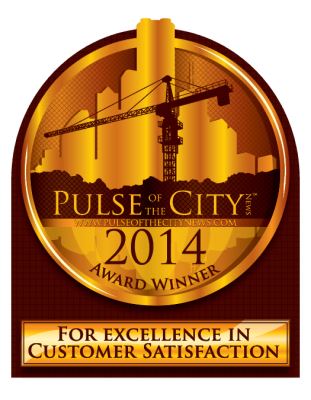 Pulse of the City 2014 For Excellence in Customer Satisfaction