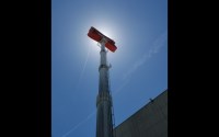 Miller commercial roadside pole sign