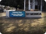 Saint Monica LED Monument Sign