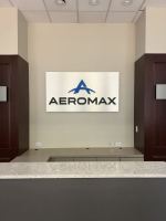 Lobby Reception Signage for Aeromax Lobby Reception Signage for Aeromax