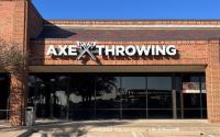 Storefront Signs Axe Throwing