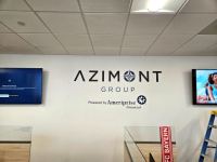 Lobby Signage in Plano TX Completed for Azimont Lobby Signage in Plano TX Completed for Azimont