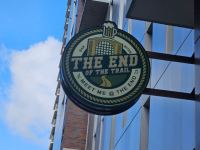 Building Mounted Blade Signs End of the Trail Burleson TX