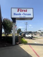 Pole Sign Bedford TX Completed for First Bank Texas Pole Sign Bedford TX Completed for First Bank Texas