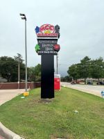Pylon Sign in Plano, TX for Madness Comics Pylon Sign in Plano, TX for Madness Comics