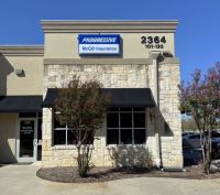 McGill Insurance Lighted wall sign cabinet in Mansfield TX