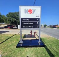 Freestanding Movable Sign in Fort Worth TX Completed for NOV Freestanding Movable Sign in Fort Worth TX Completed for NOV