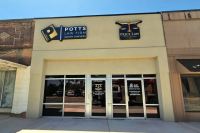 Potts Law Firm Wall Sign in Abilene TX