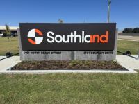 Southland Monument sign refurbishing with new tenant name in Fort Worth, TX