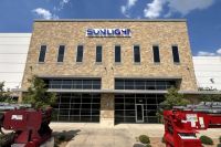 Sunlight Dallas Wall sign with channel lettering, lighted, for Dallas, TX