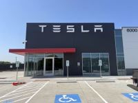 Lighted Commercial Sign in Arlington TX Completed for Tesla Lighted Commercial Sign in Arlington TX Completed for Tesla