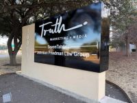 Truth Media Marketing New commercial monument signage for Addison TX