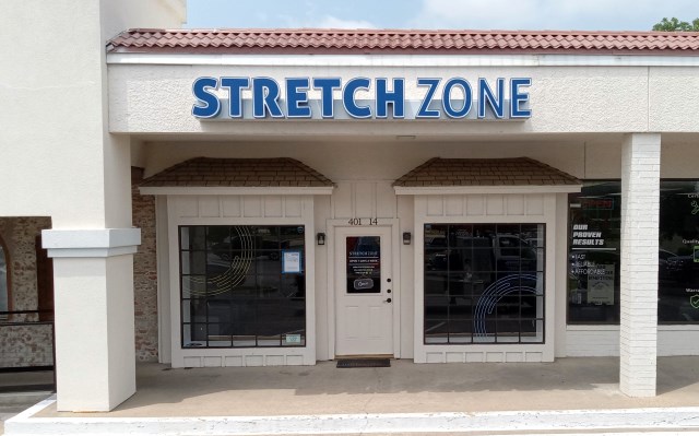 Raceway mounted channel letter sign installed on a Dallas commercial building