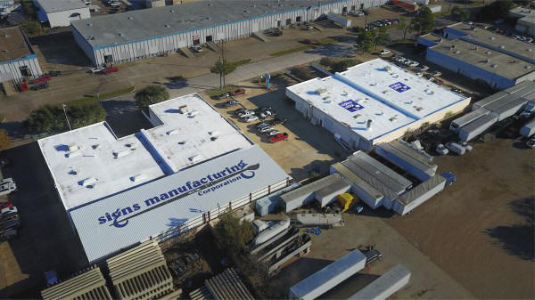 Signs Manufacturing's 4-building campus